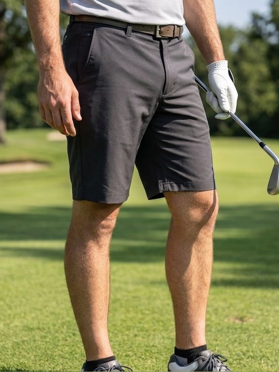 Grand Slam Other - Grand Slam Mens Performance Golf Shorts Dark Gray Size 38 Flat Front Stretch